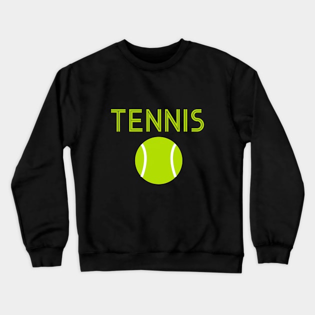 Tennis Ball Gift Crewneck Sweatshirt by cypryanus